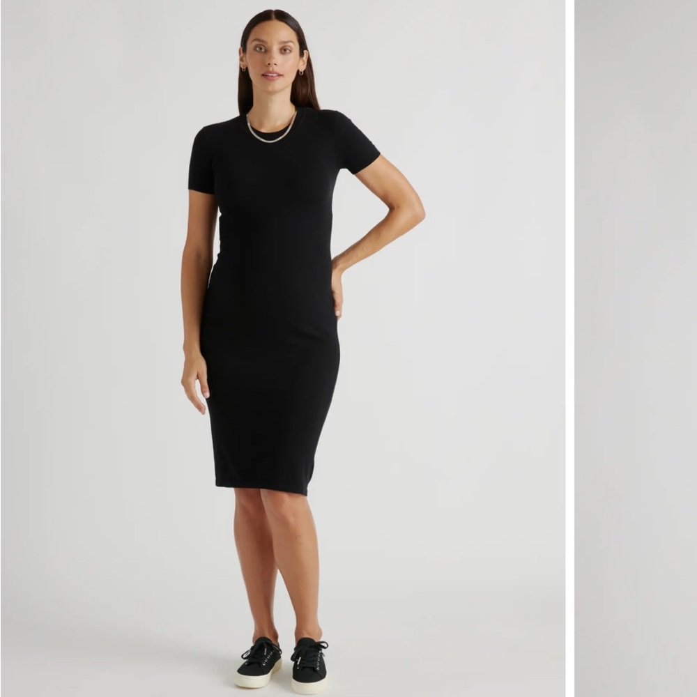 Quince Eco-Knit Milano Stitch Maternity Sweater Dress, Pre-owned, XL